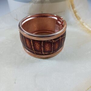 Women's Copper Color Animal Design Cuff/Bangle